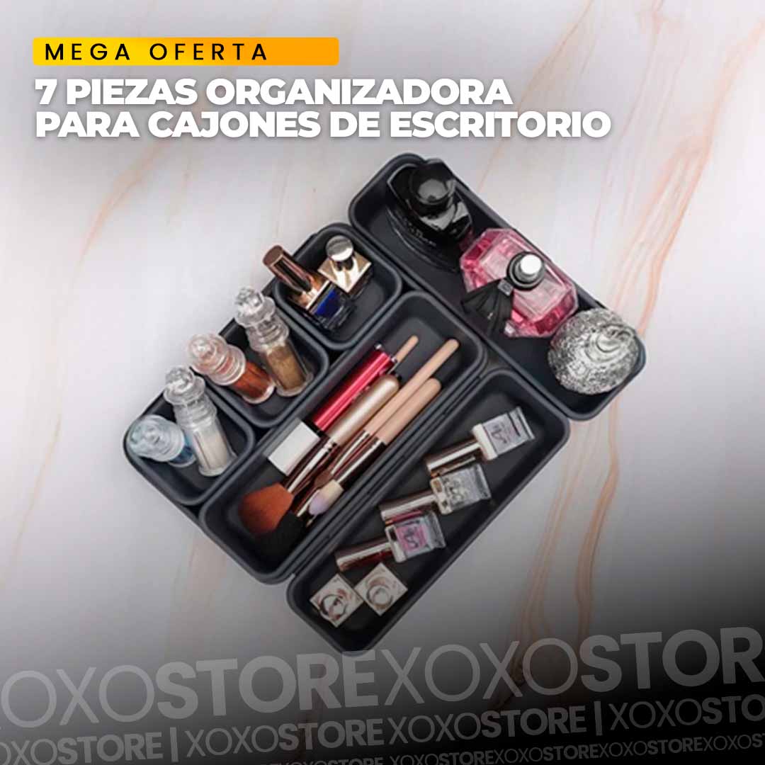7 Piezas organizadores para  cajones de esritorio