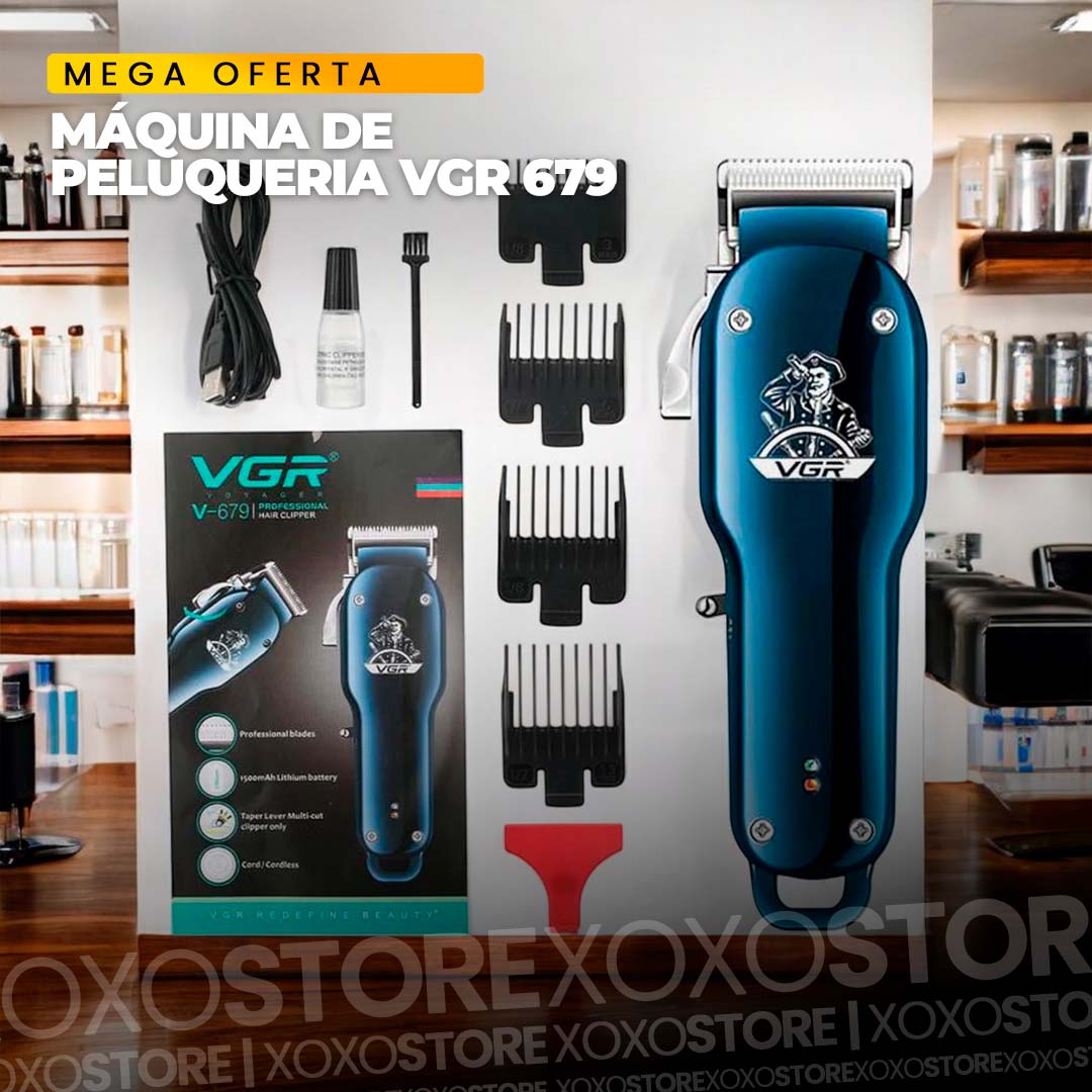 MAQUINA PELUQUERA VGR-679 RECARGABLE