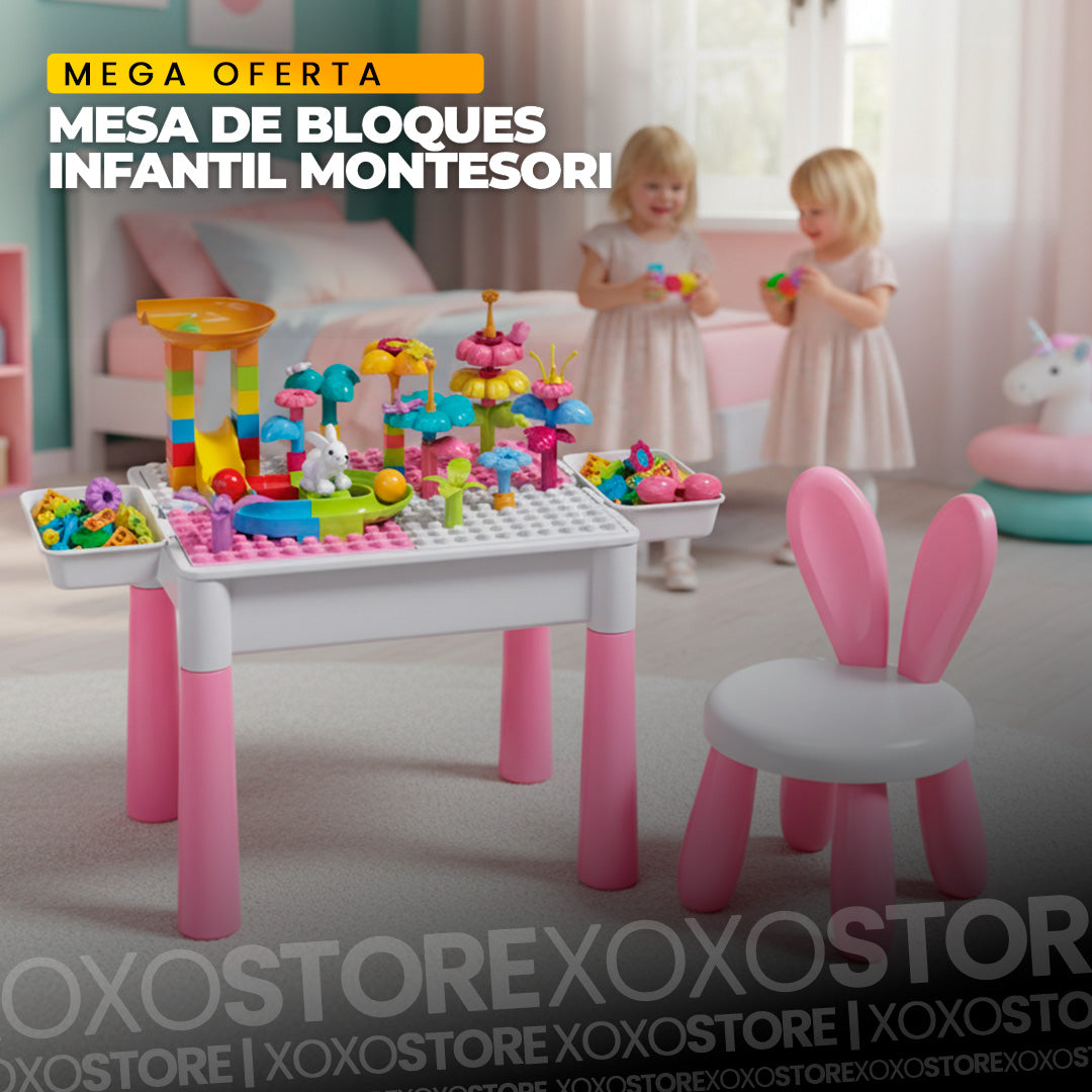 Mesa montesosi infantil armatodo con silla