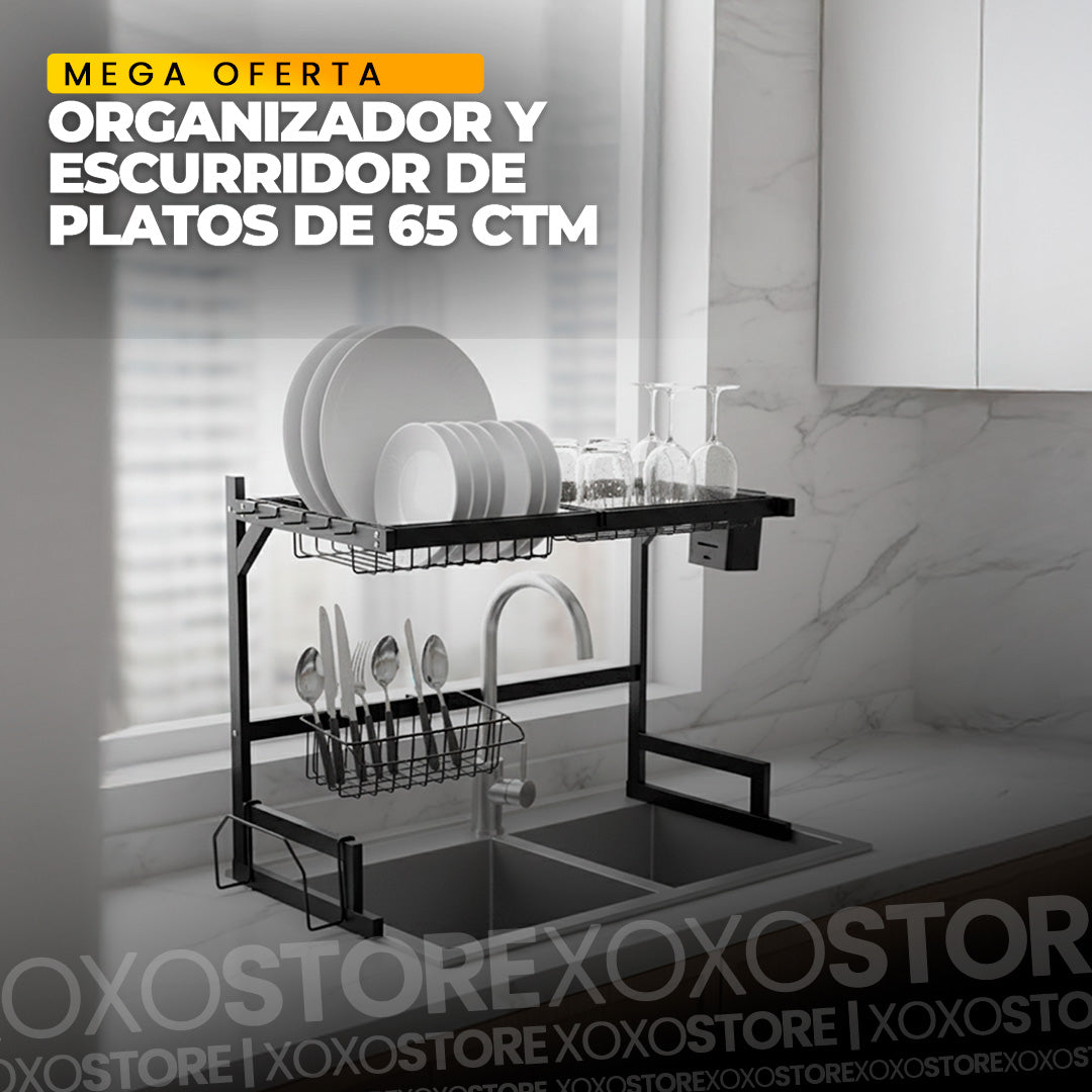 Escurridor y organizador de lavaplatos