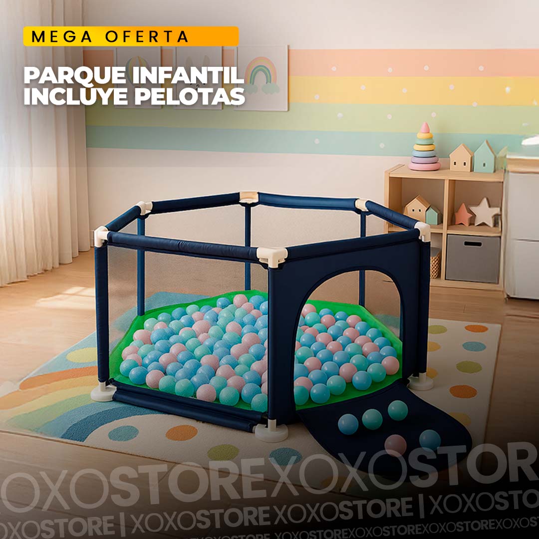 Parque corral infantil +pelotas