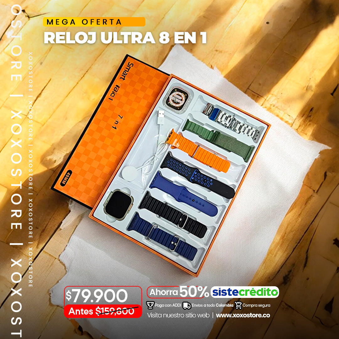 Reloj 8 en 1 ultra
