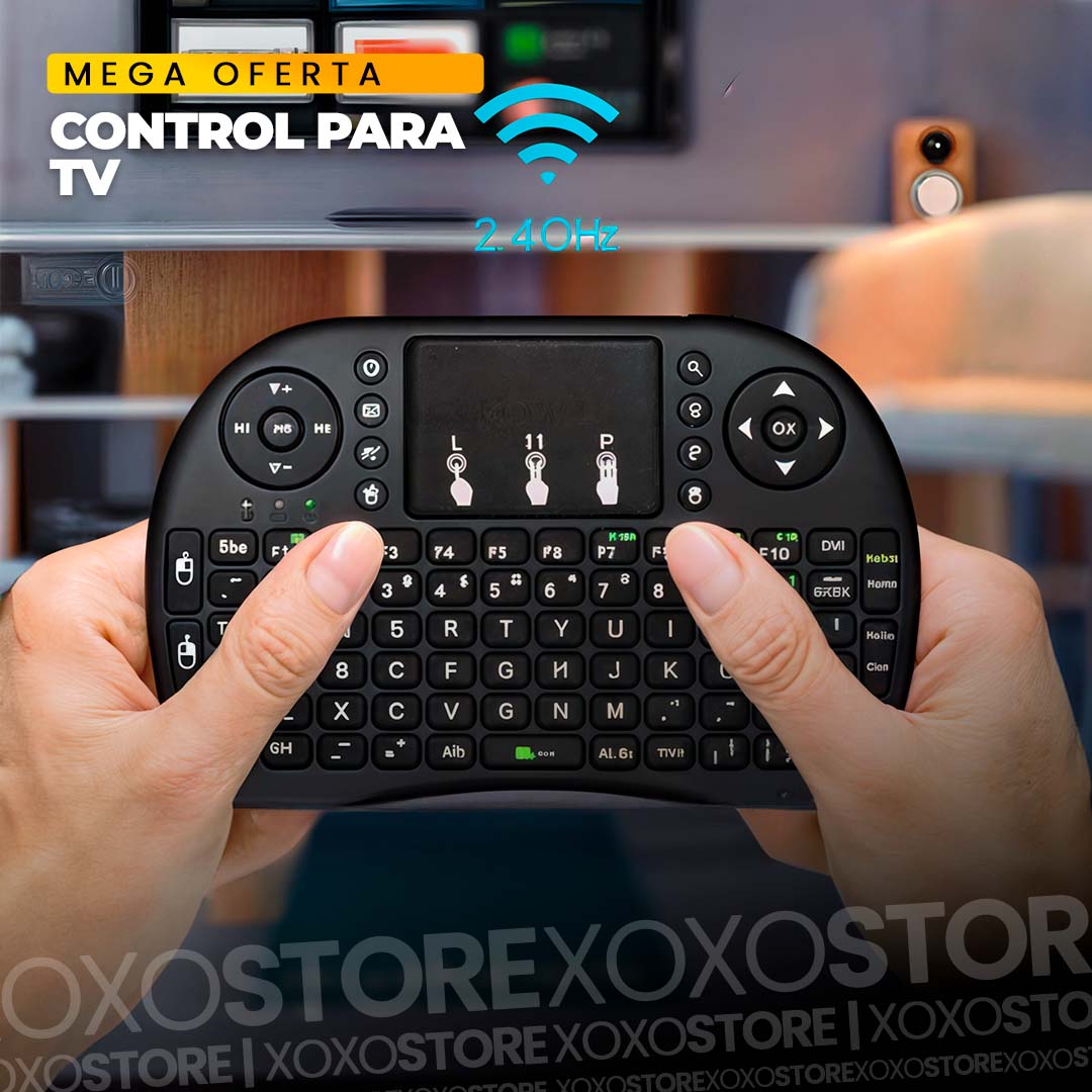 MINI TECLADO INALAMBRICO CONTROL SMART TV
