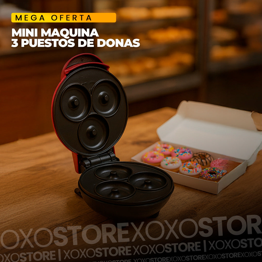 Maquina de donas de 3 puestos