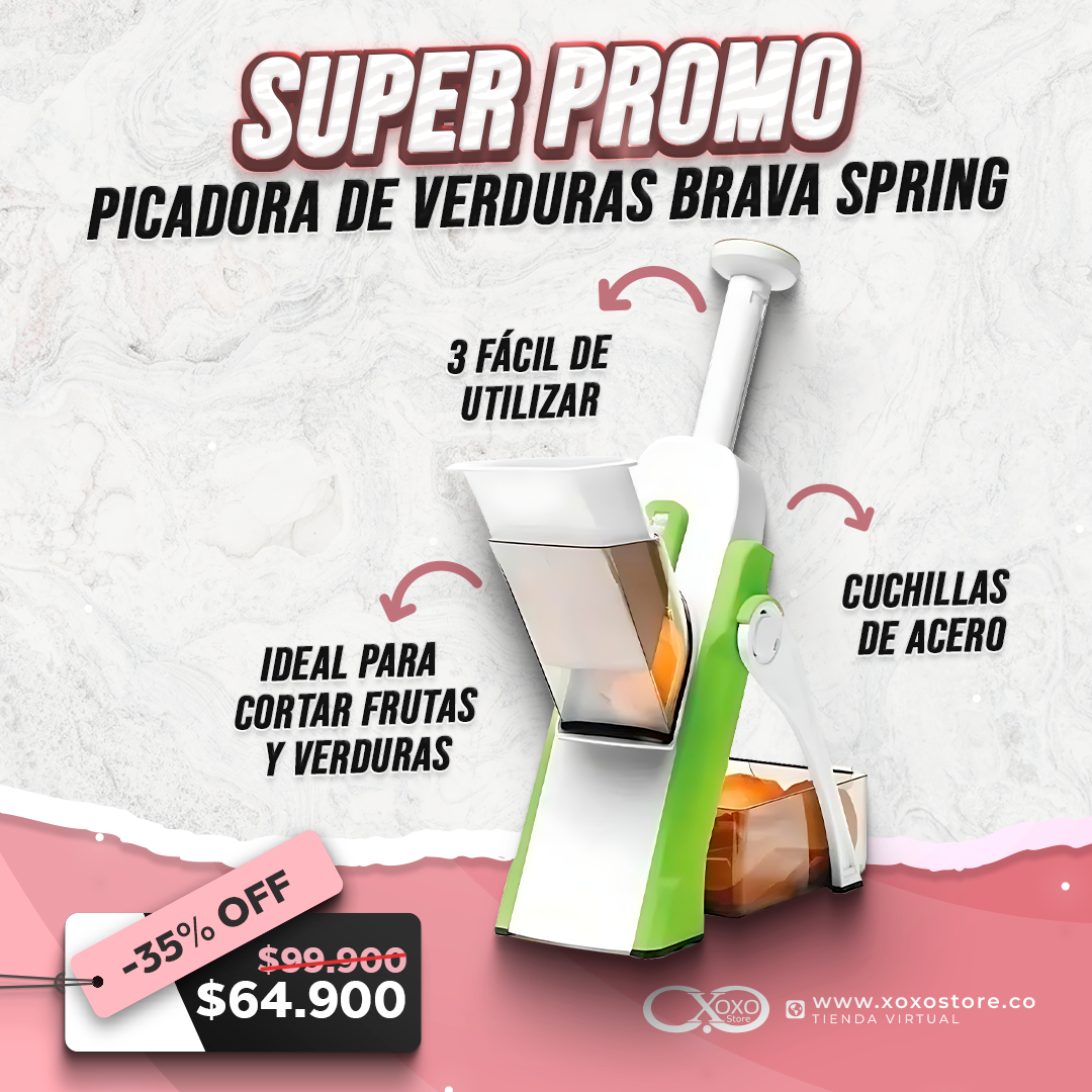 CORTADORA DE VERDURAS  BRAVA SPRING